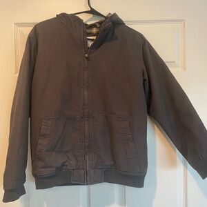 Old Navy Kids Charcoal Hooded Raincoat